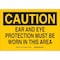 Brady Caution Sign, Plastic, Rectangle, English 21834 - alternate 1